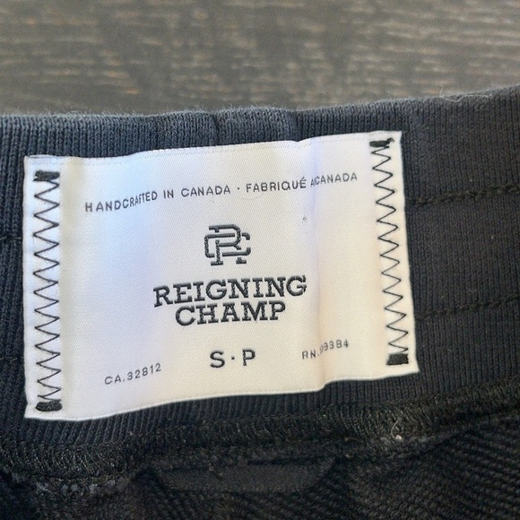 Reigning Champ Fleece Sweat shorts Vintage Black - Picture 8 of 9